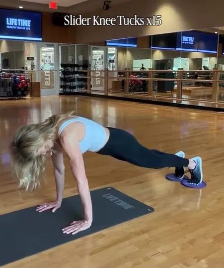 Slider knee tucks